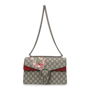Gucci GG Supreme Monogram Blooms Small Dionysus