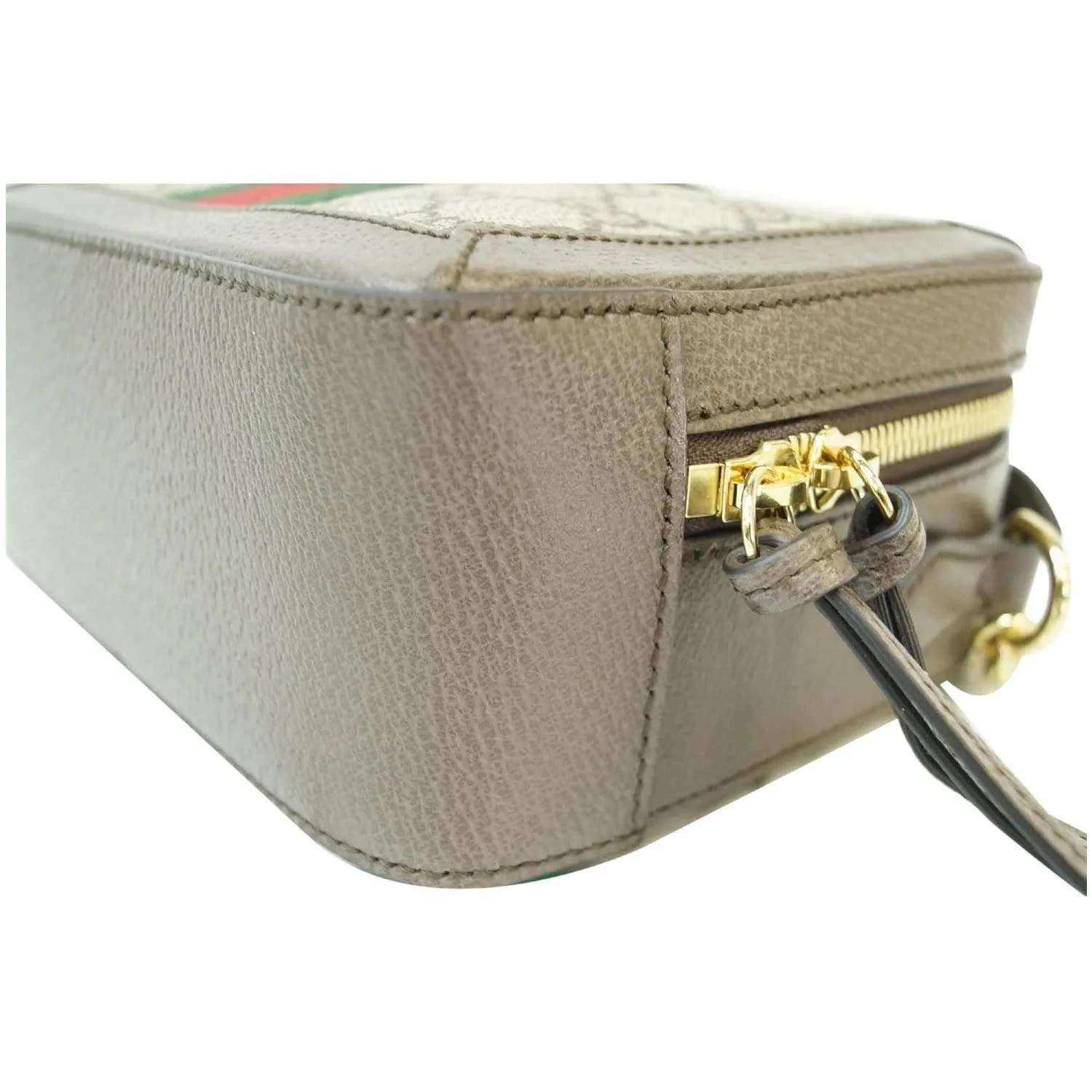 GUCCI Ophidia GG Mini Supreme Shoulder Bag Beige/Ebony 602576
