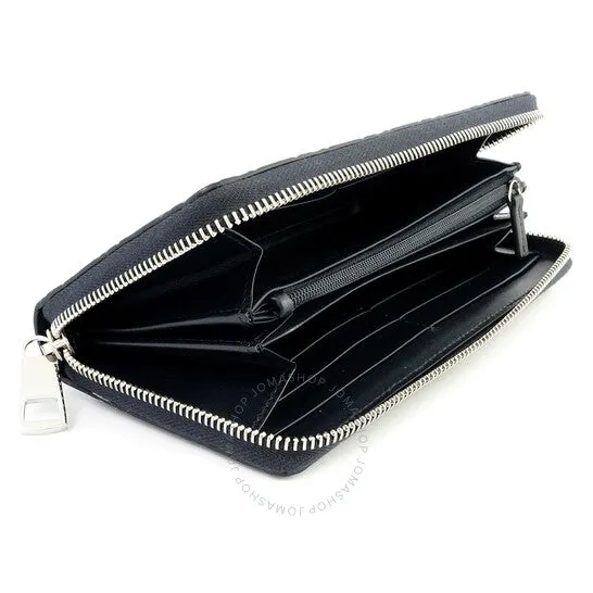 Gucci Signature Zip Around Wallet in Blue