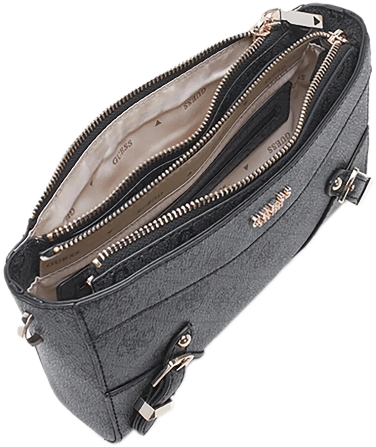 Guess Didi Mini Handbag In Coal For Women