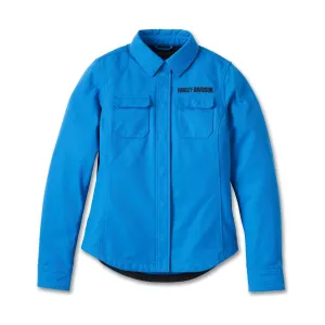Harley-Davidson® Women's Operative Riding Shirt Jacket - Directoire Blue