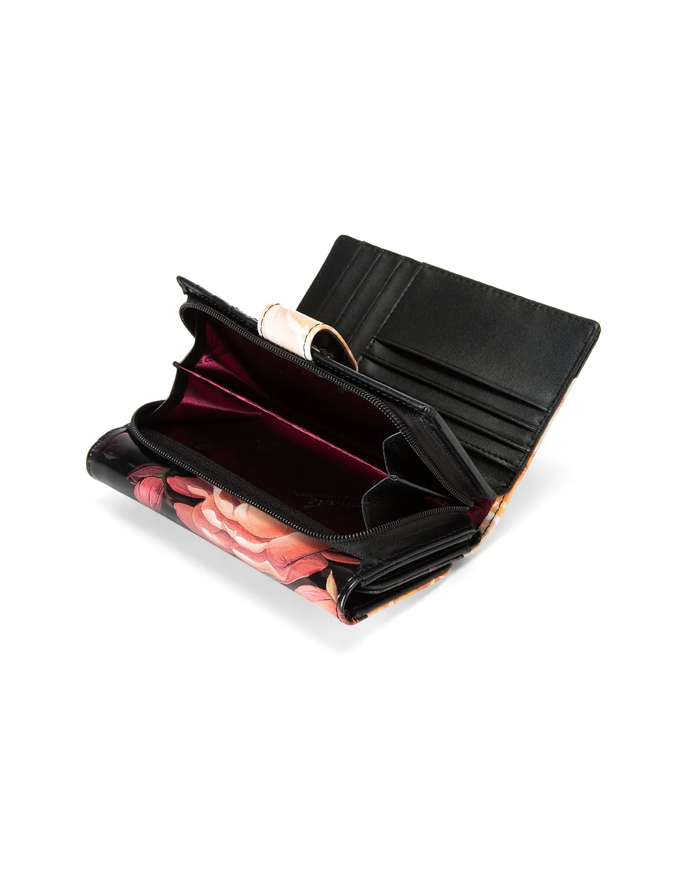 HARRIET  MEDIUM PATENT LEATHER WALLET WITH RFID- WSF2802- NEW IN