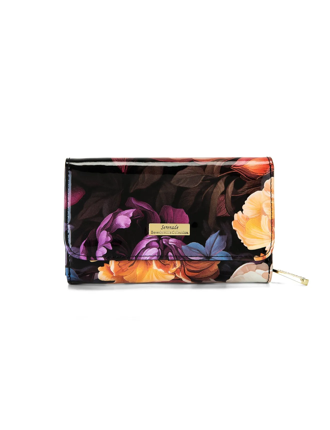 HARRIET  MEDIUM PATENT LEATHER WALLET WITH RFID- WSF2802- NEW IN