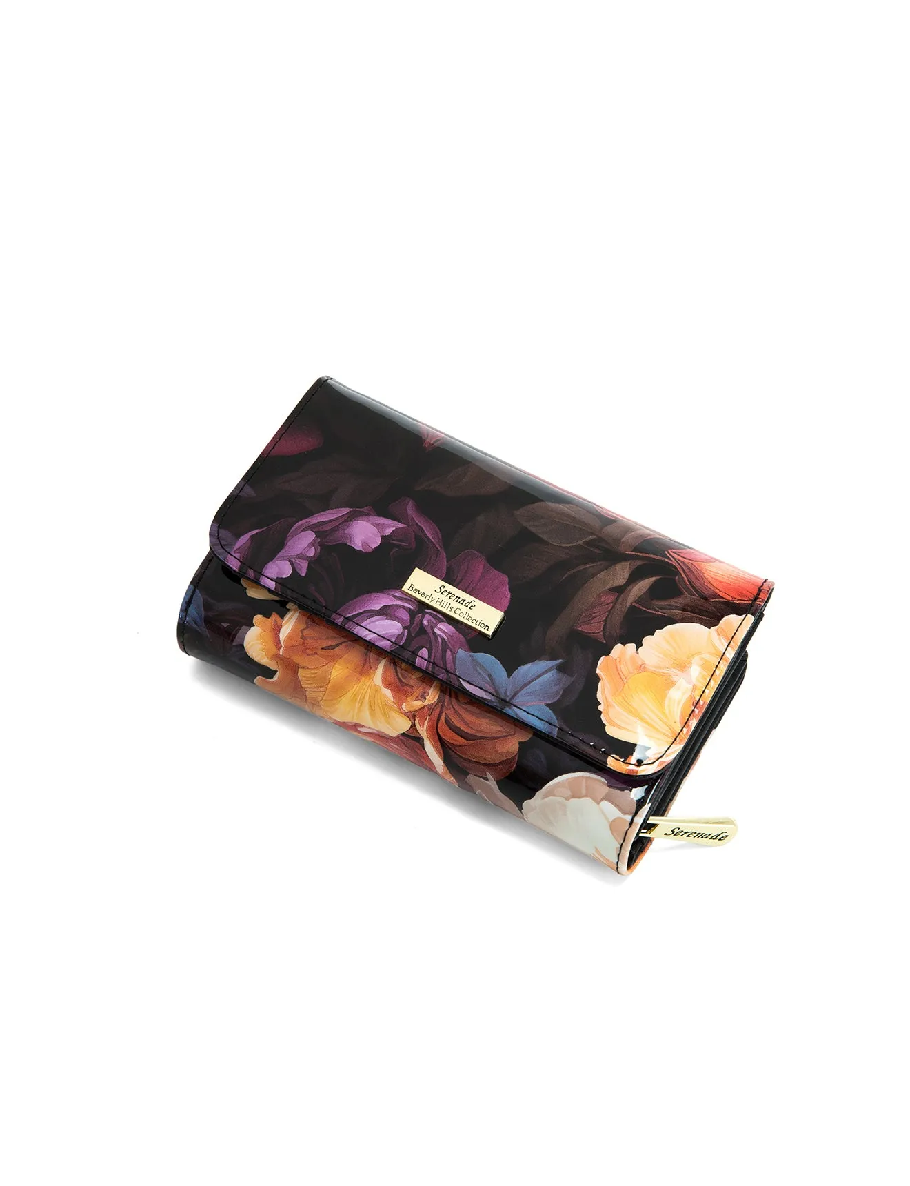 HARRIET  MEDIUM PATENT LEATHER WALLET WITH RFID- WSF2802- NEW IN