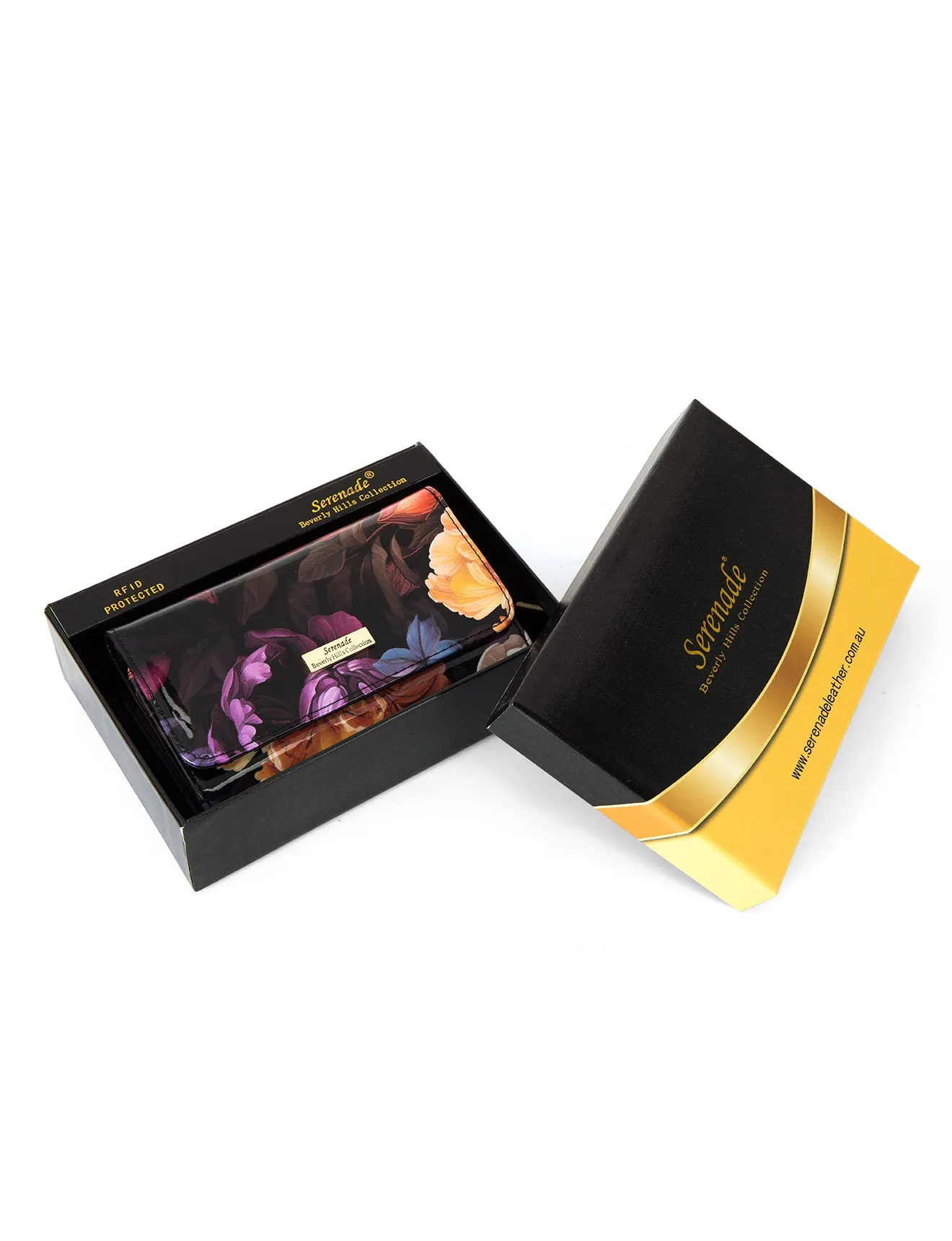 HARRIET  MEDIUM PATENT LEATHER WALLET WITH RFID- WSF2802- NEW IN