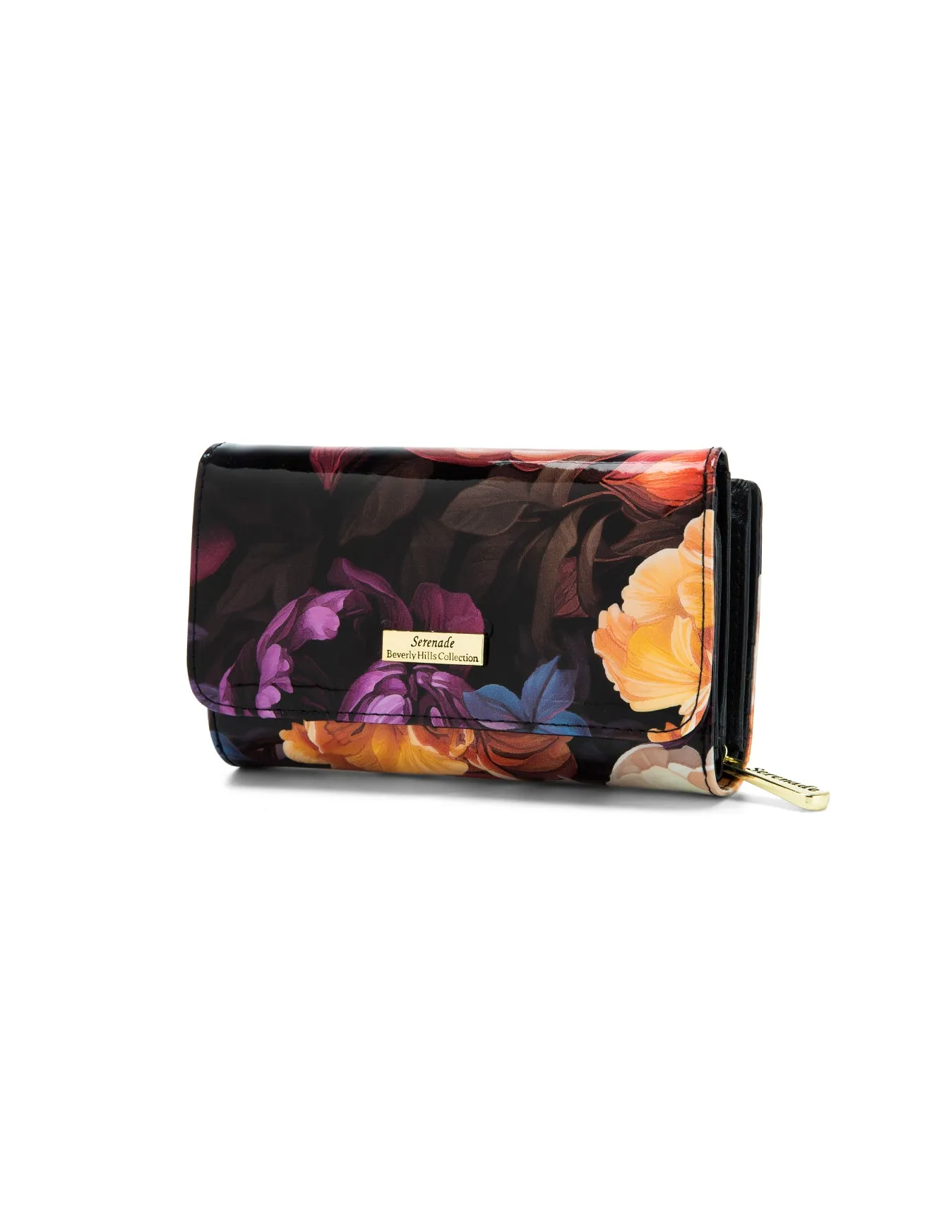 HARRIET  MEDIUM PATENT LEATHER WALLET WITH RFID- WSF2802- NEW IN