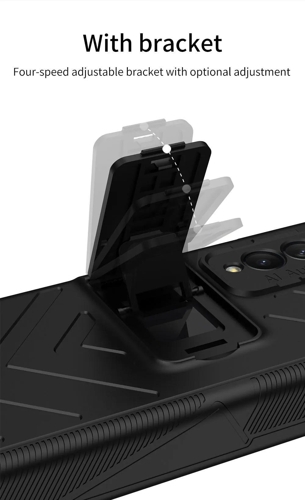 Heavy duty Armor Magnetic Hinge Cover For Samsung Galaxy Z Fold 3 5G Case Anti-knock Stand Cover For Galaxy Z Fold 3 Funda
