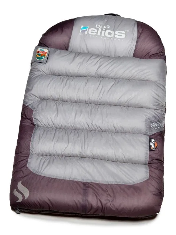 Helios Trail Barker Light Gray Travel Dog Bed