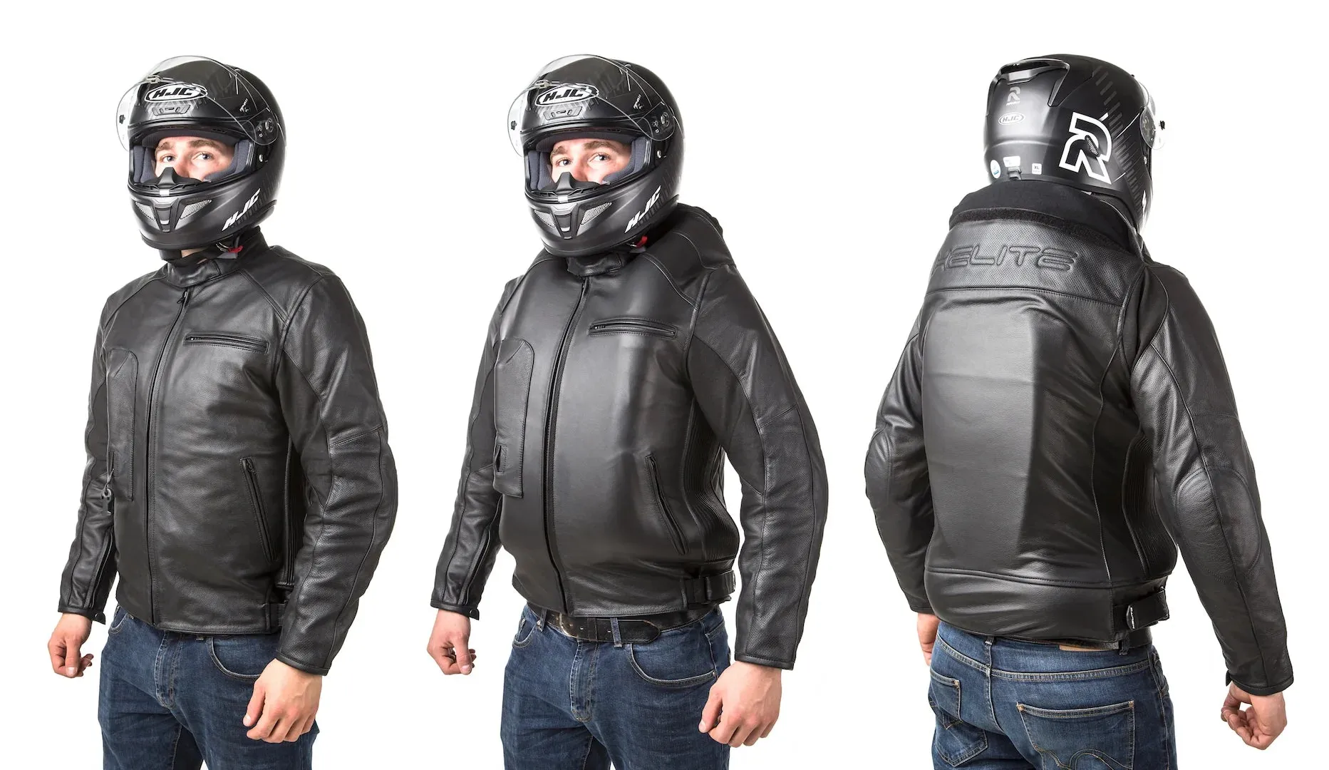 Helite Leather Airbag Jacket  - Large