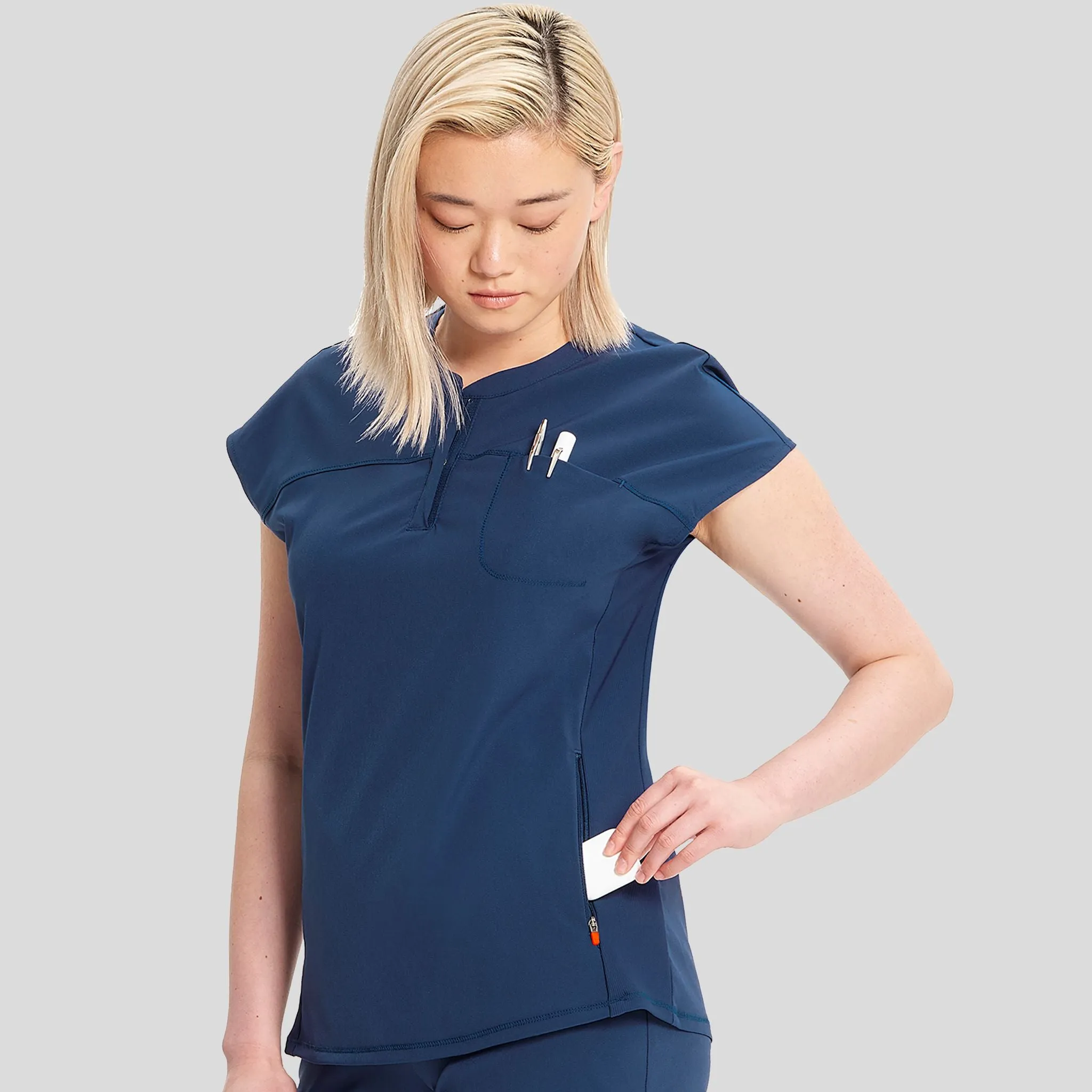 Henley Top | Navy