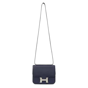 Hermes Bleu Saphir Epsom Constance 18