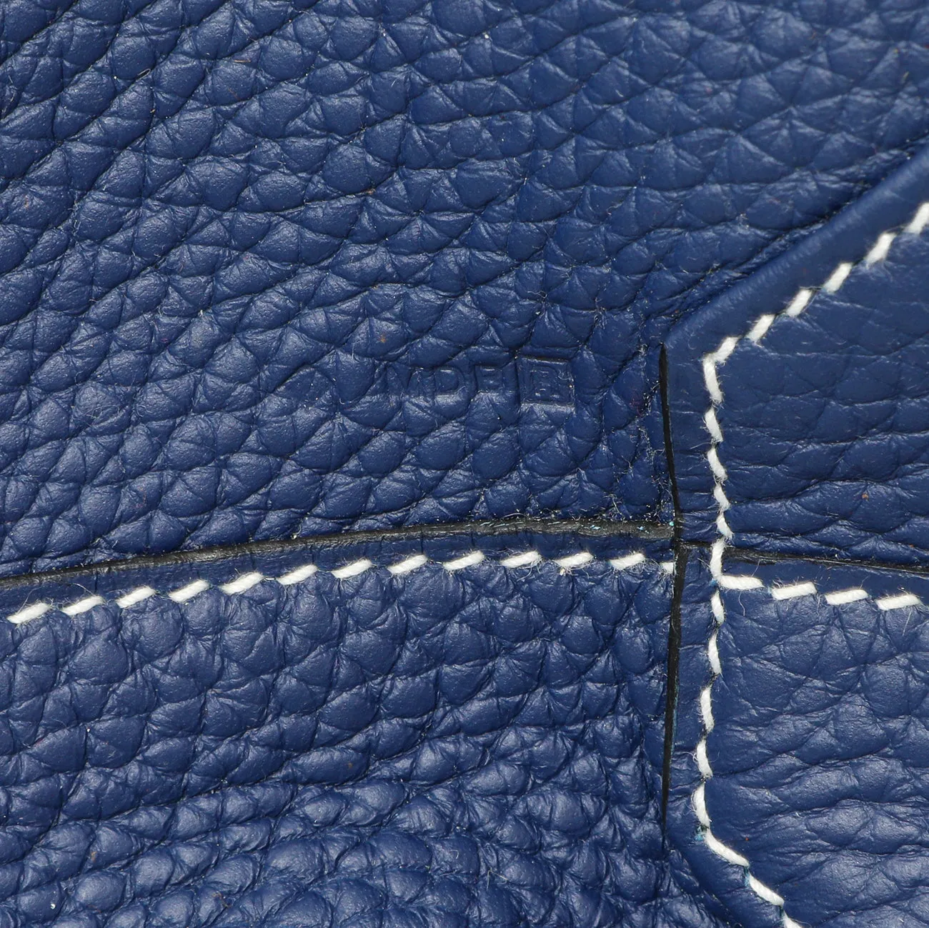 Hermes Blue Taurillon Clemence Double Sens 36