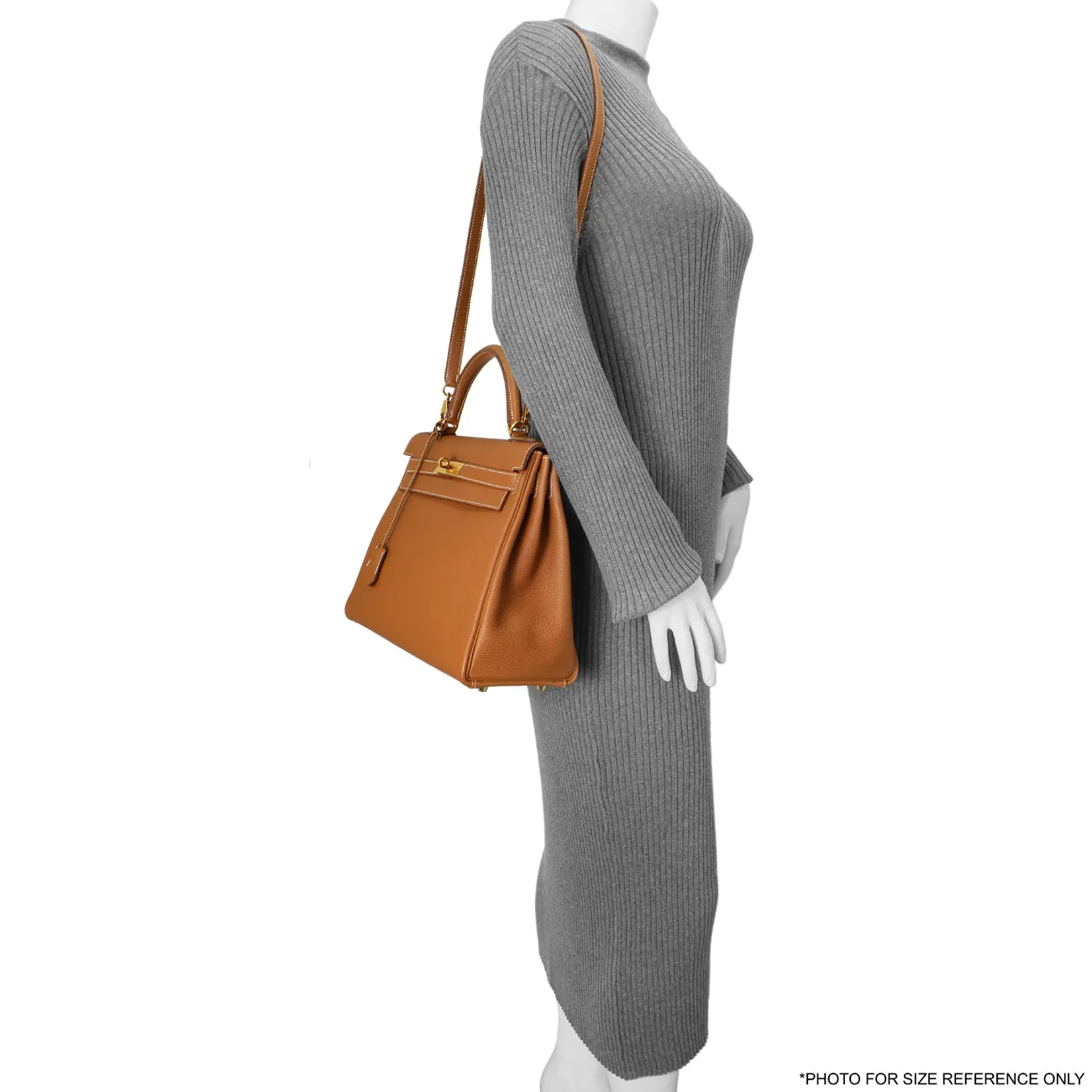Hermes Gold Togo Kelly Retourne 32