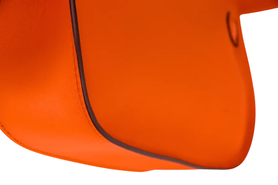 HERMES SAC JYPSIERE MINI (STAMP B) ORANGE MINIUM COLOR VEAU SWIFT  WITH SANGLE WOOLY UNIE ALOR DUST COVER & BOX