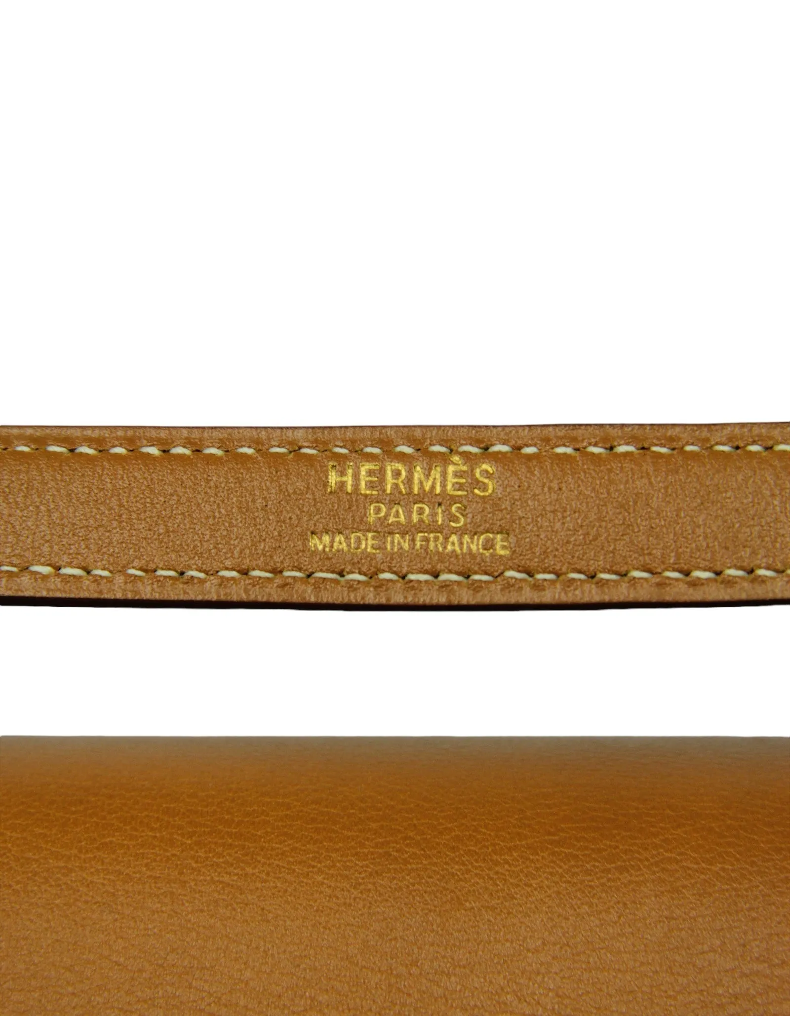 Hermes Tan Box Leather 35cm Kelly Bag GHW