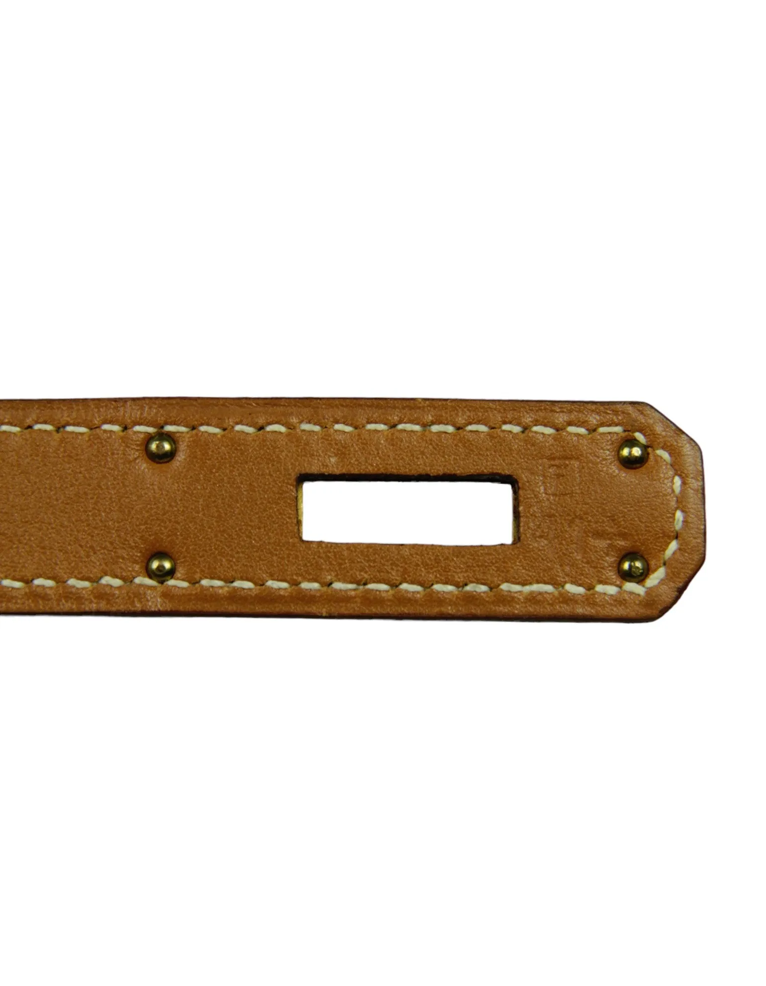 Hermes Tan Box Leather 35cm Kelly Bag GHW