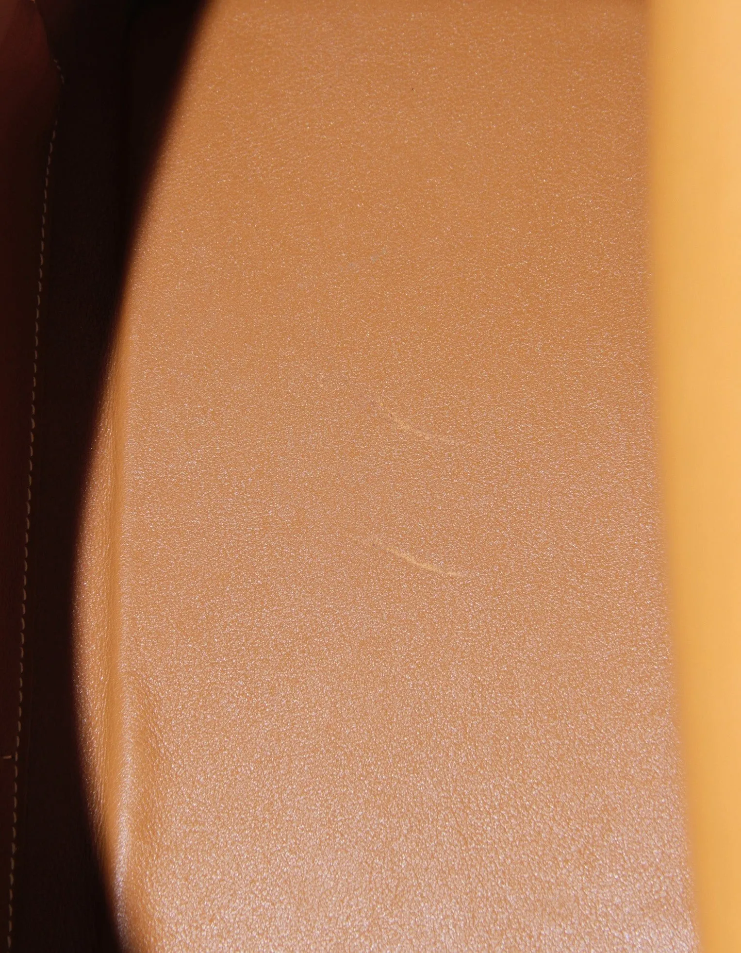 Hermes Tan Box Leather 35cm Kelly Bag GHW