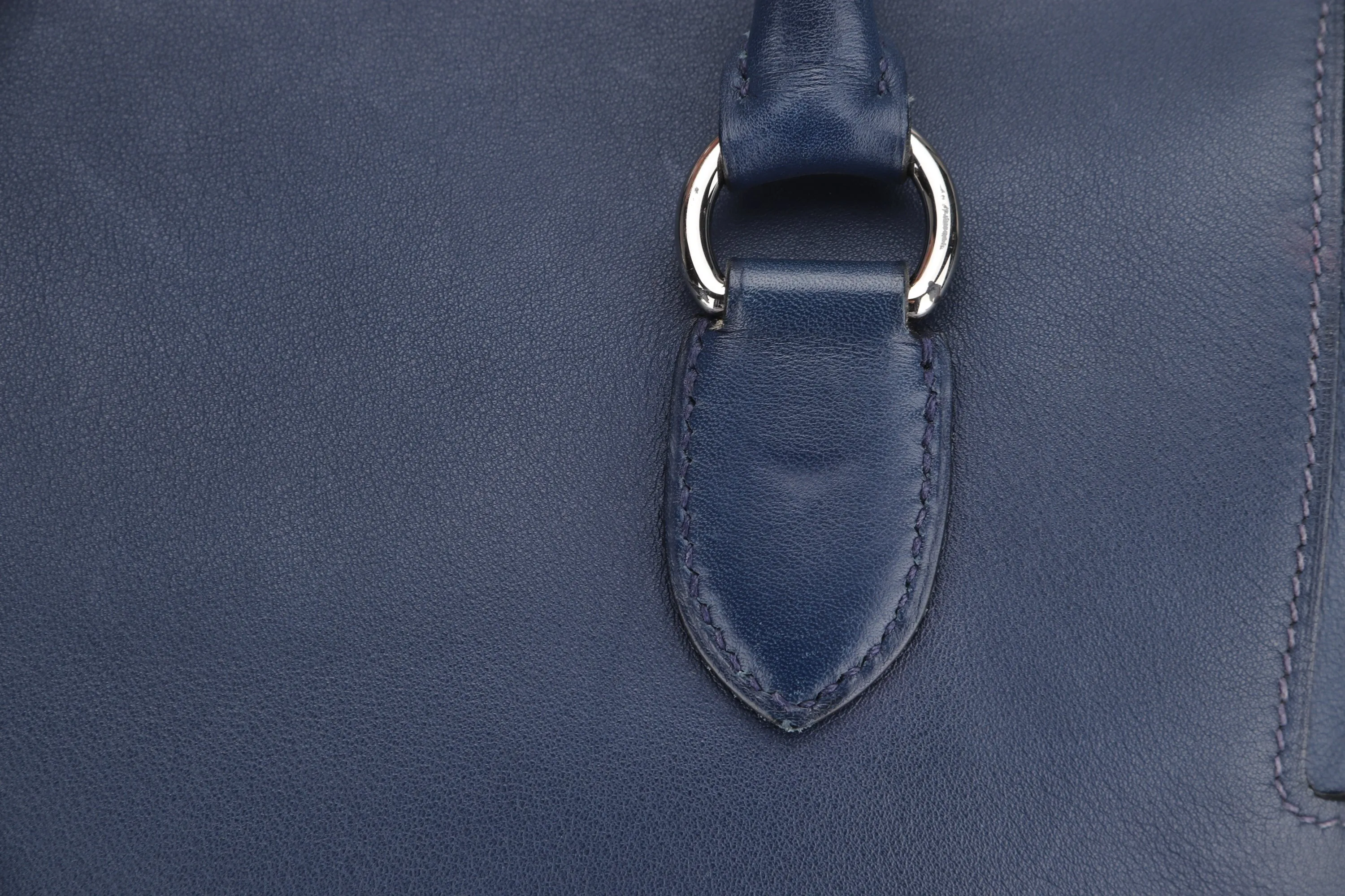 HERMES TOOLBOX 2 WAY SHOULDER BAG 26 (STAMP N SQUARE) EVERCOLOR LEATHER & SWIFT LEATHER, SILVER HARDWARE, WITH LOCK, KEYS & STRAP, NO DUST COVER