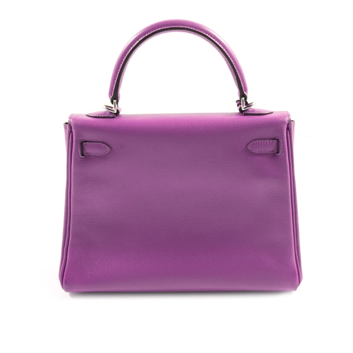 Hermès Kelly 25 Retourne Violet Courchevel