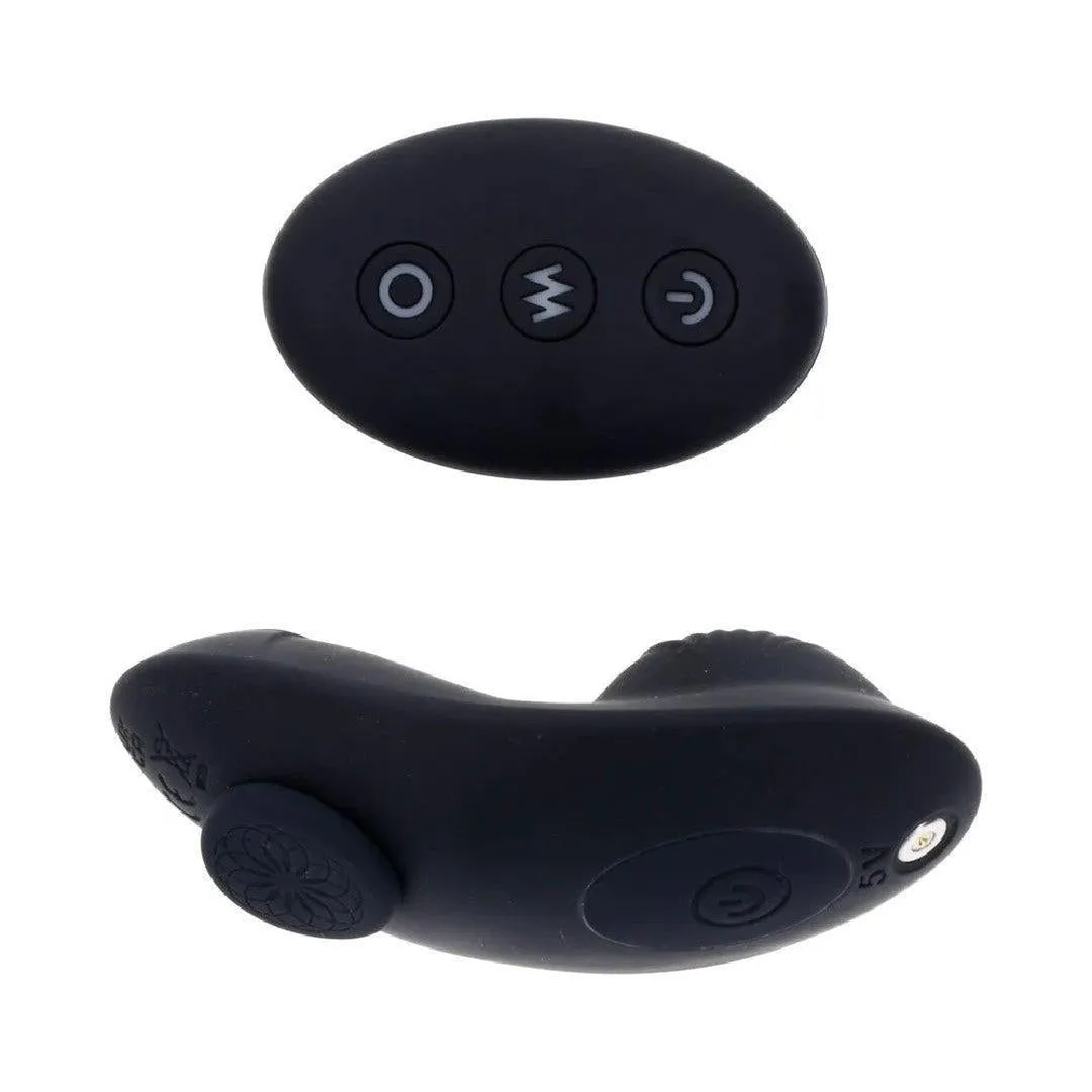 Hidden Pocket Strap On Harness With Remote Control Vibrator
