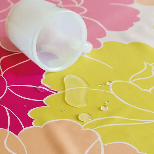 Himemusubi - Aqua Drop (Water repellent finish)  Botan  (peony)  牡丹  Rose - Furoshiki   100 x 100 cm
