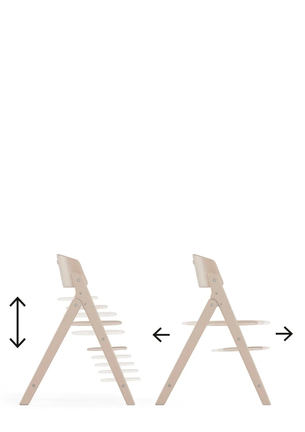 Hochstuhl 'Click & Fold' All Natural