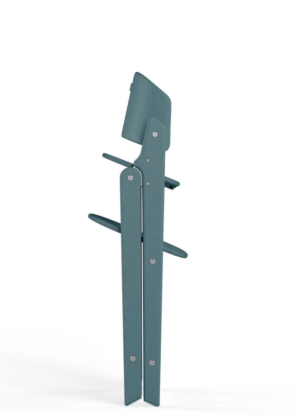 Hochstuhl 'Click & Fold'  Stone Blue