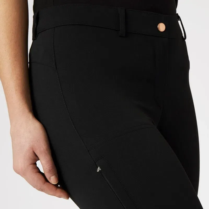 Horze Anna Ladies Full Grip Breeches Black