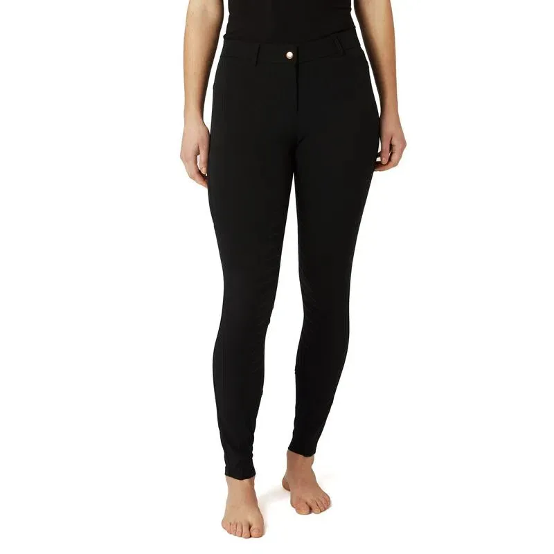 Horze Anna Ladies Full Grip Breeches Black