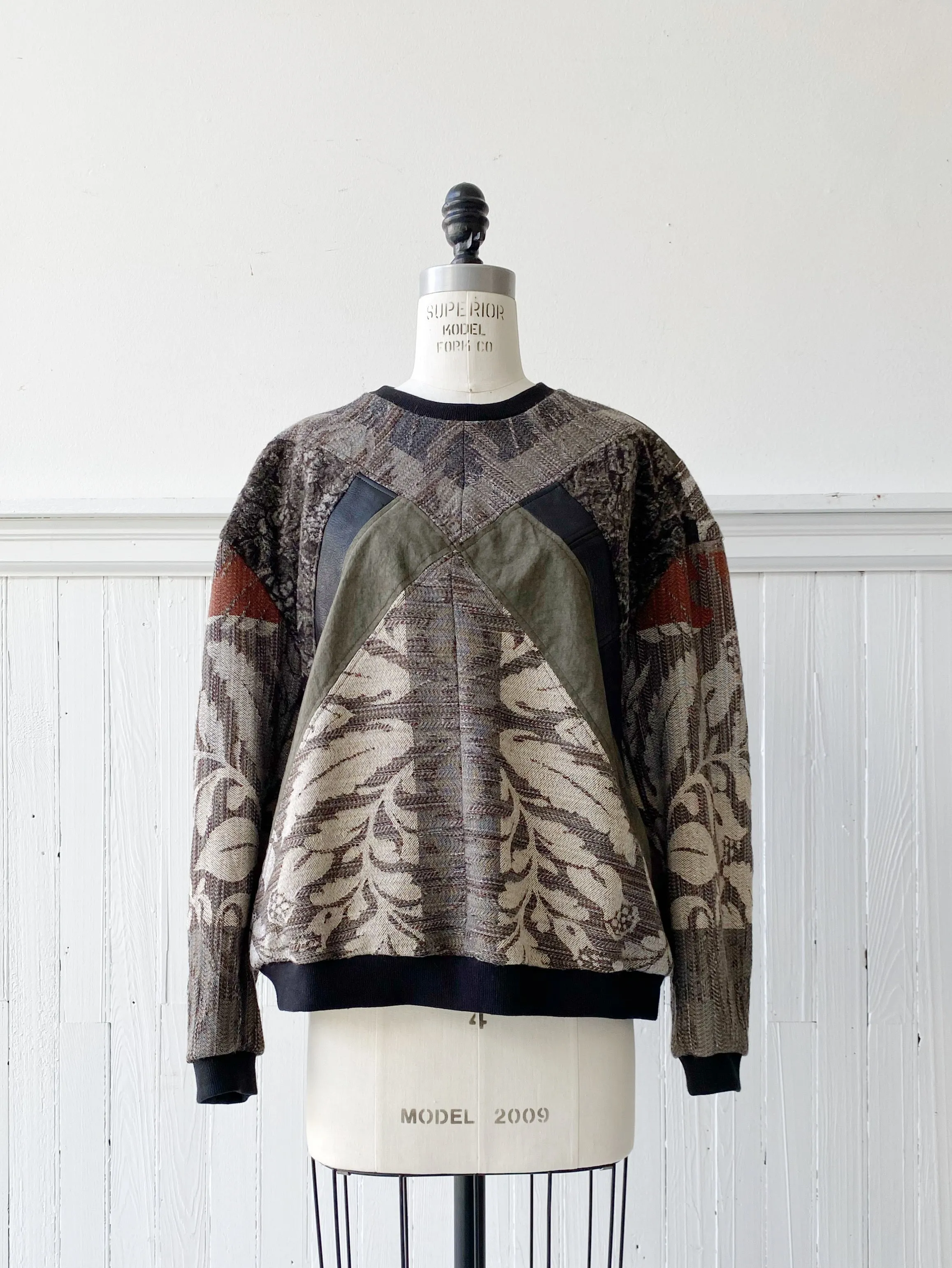 hyde hall quilt patch sweatshirt #1