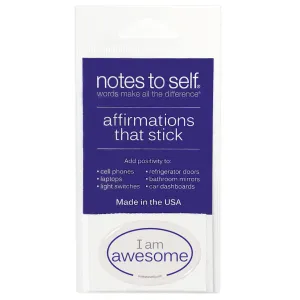 I am awesome™ affirmations that stick