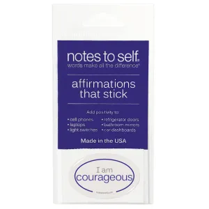 I am courageous™ affirmations that stick