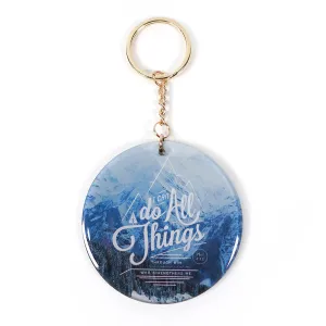 I Can Do All Things Through Him Who Strengthens Me {Keychain & Car Charm}