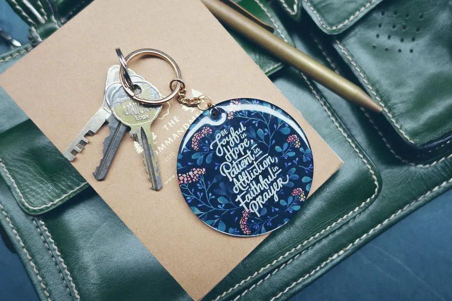 I Can Do All Things Through Him Who Strengthens Me {Keychain & Car Charm}