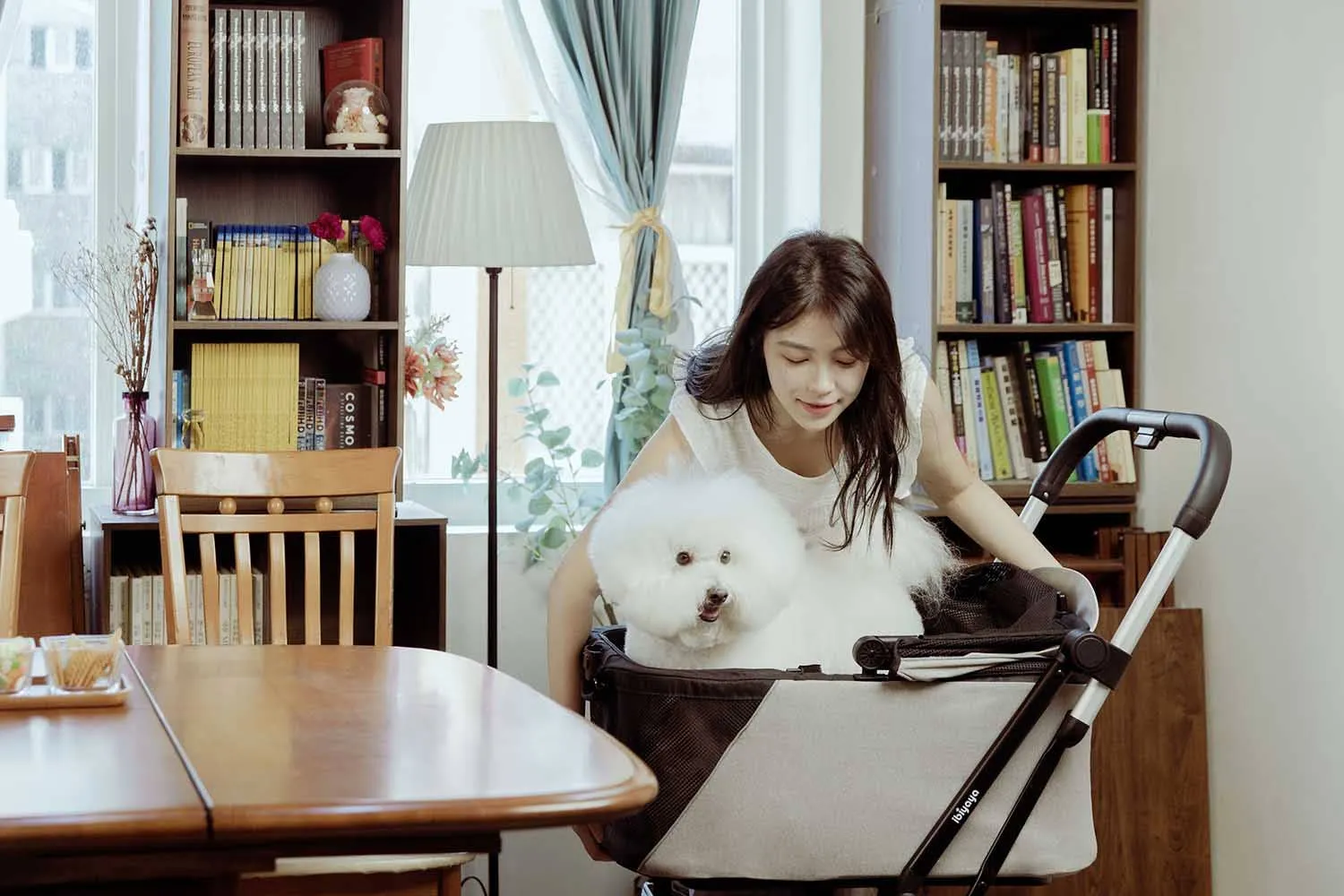 Ibiyaya - IBIYAYA InstaCollapse Detachable Dog Stroller