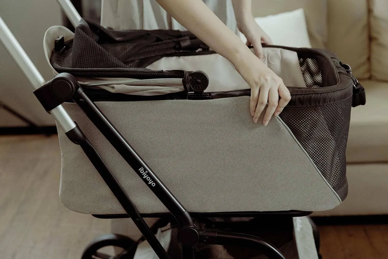 Ibiyaya - IBIYAYA InstaCollapse Detachable Dog Stroller