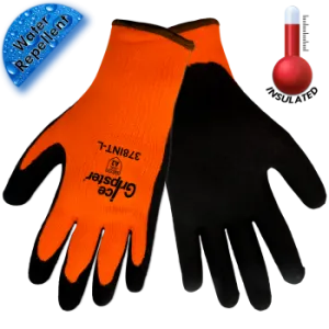 Ice Gripster® Hi-Viz Orange Water Repelent Glove (378)