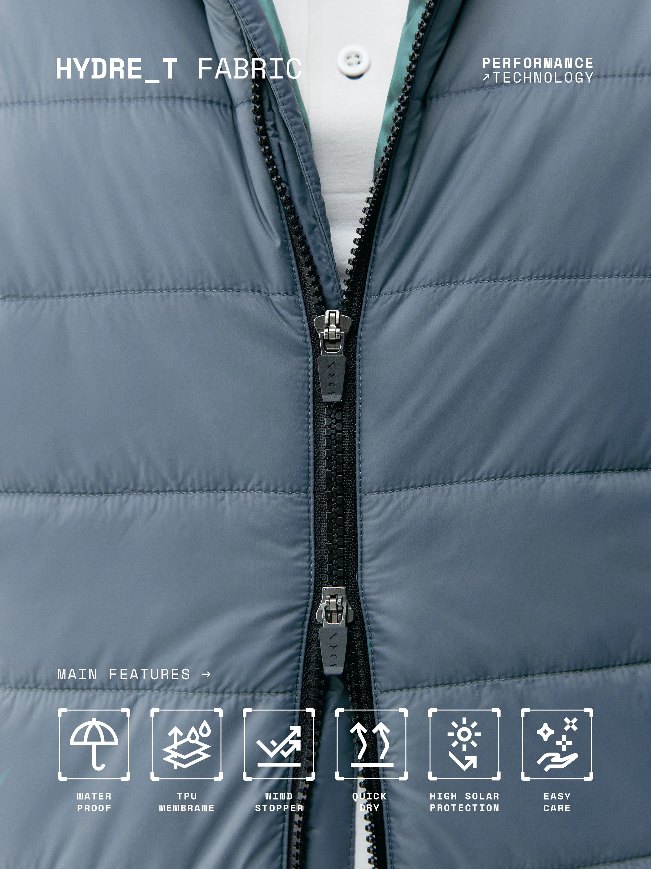 Jacket Thames Road Gray/Grey Green