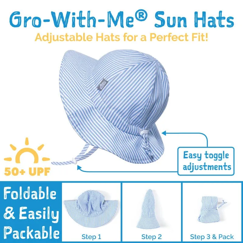 Jan & Jul Gro-With-Me Sun Hat - Blue Whale
