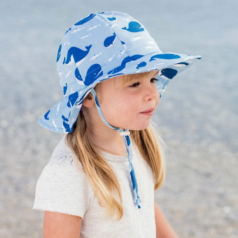 Jan & Jul Gro-With-Me Sun Hat - Blue Whale