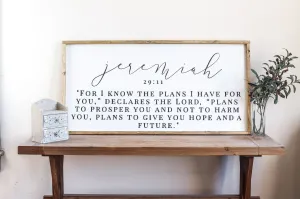 Jeremiah 29:11 Sign