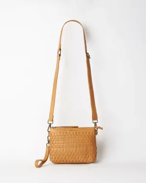 JUJU & CO Woven Pouch Bag - Tan