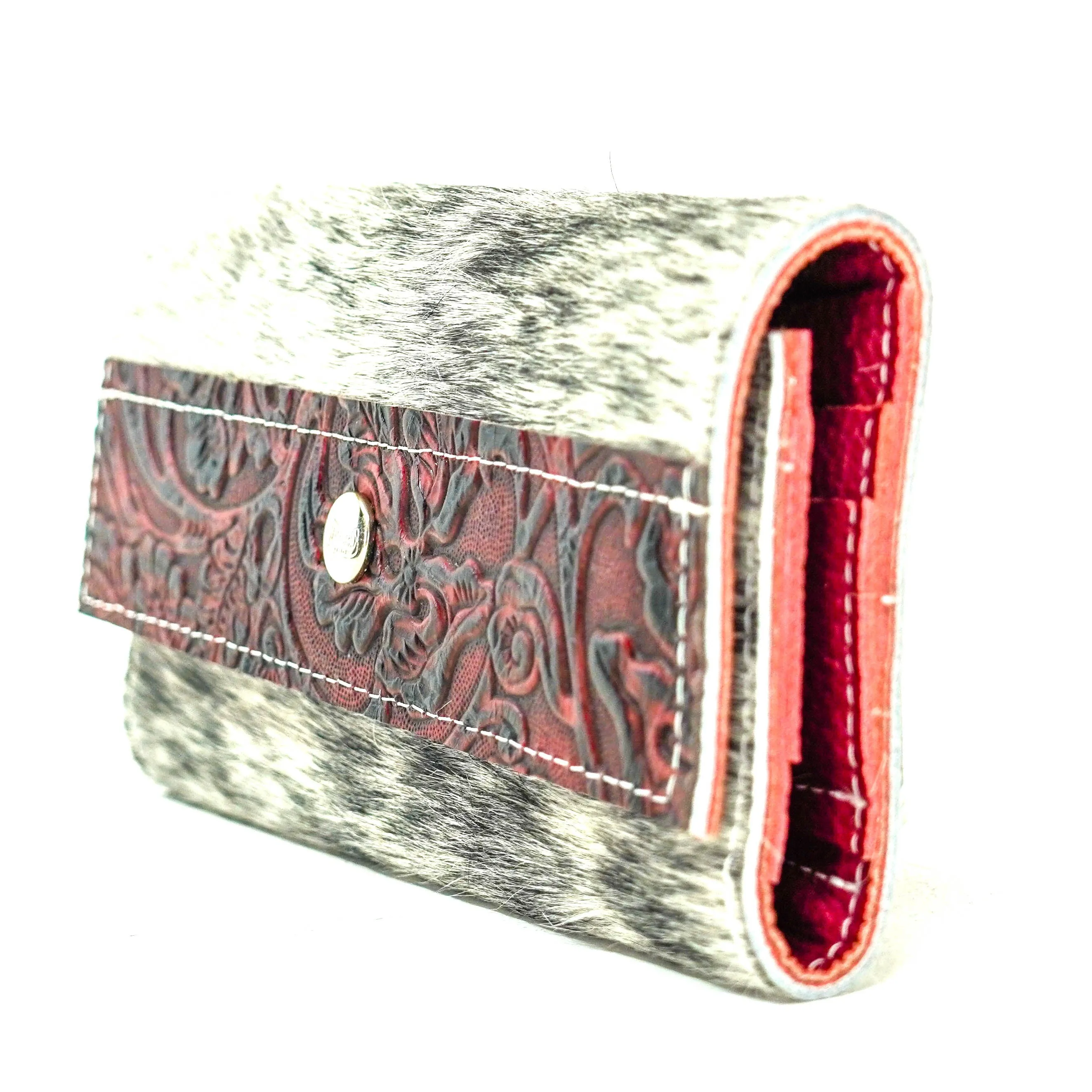 Kacey Wallet - Salt/Pepper w/ Red Tool