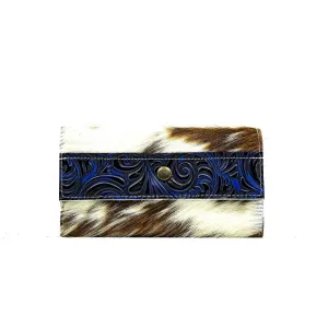 Kacey Wallet - Tricolor w/ Midnight Caracole