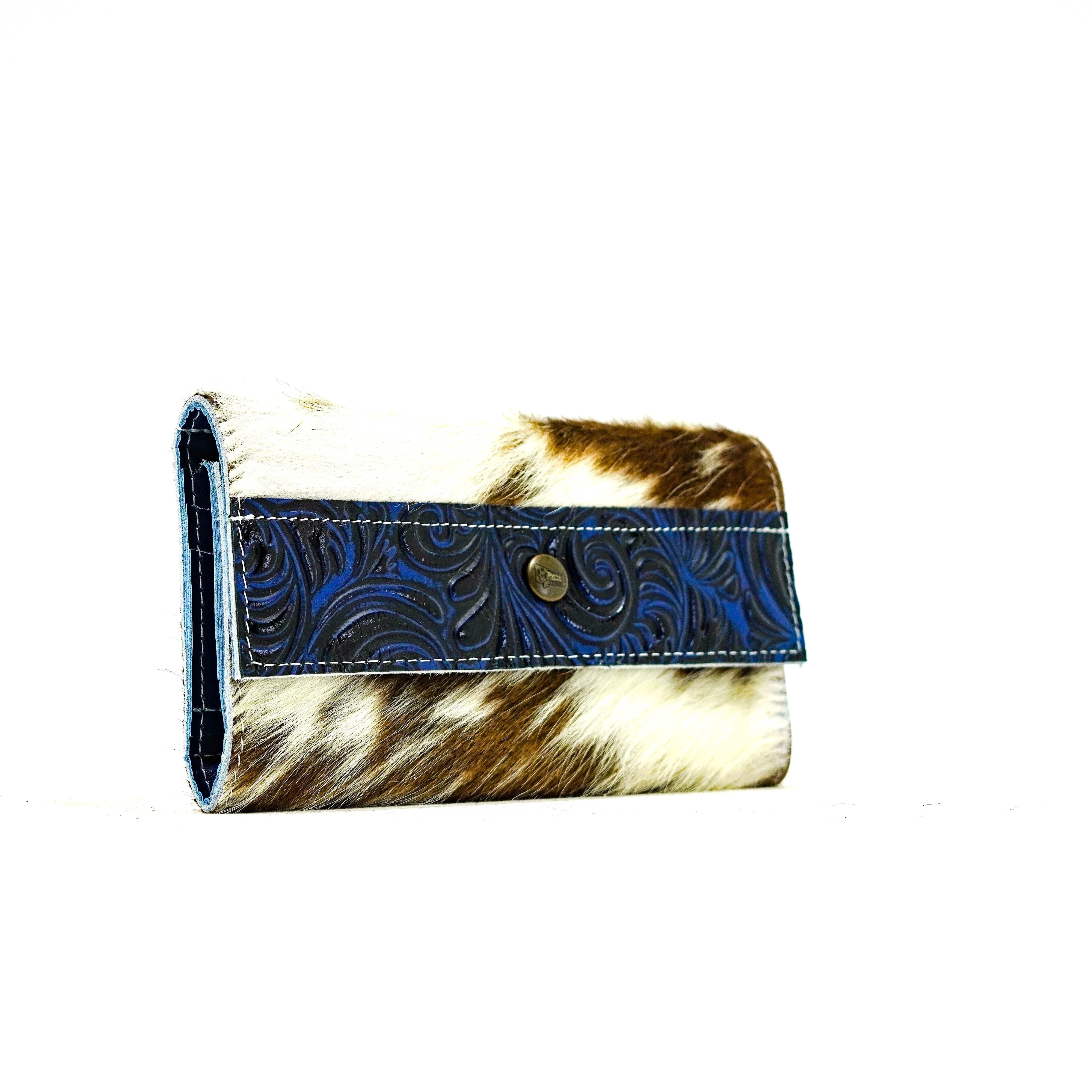Kacey Wallet - Tricolor w/ Midnight Caracole