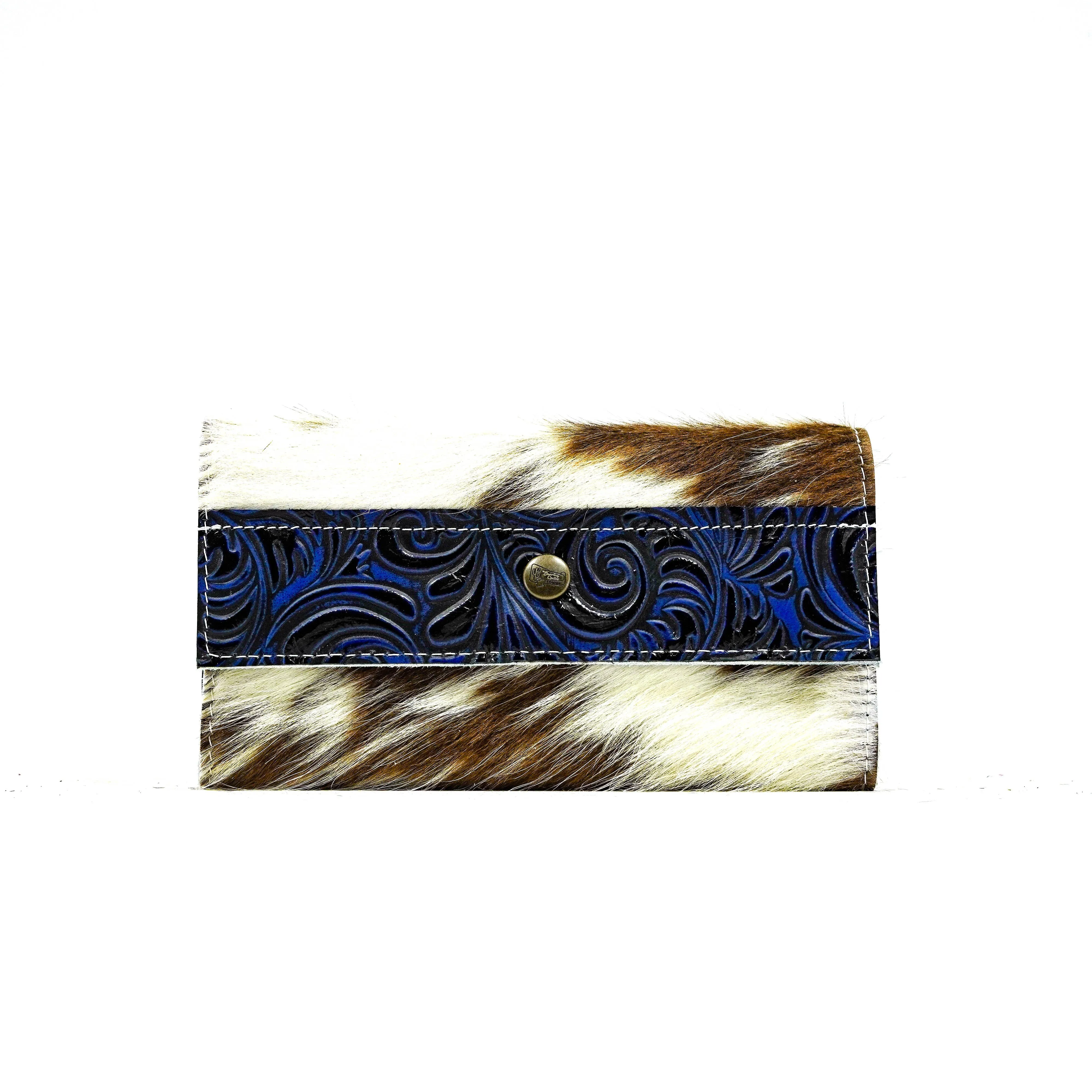 Kacey Wallet - Tricolor w/ Midnight Caracole