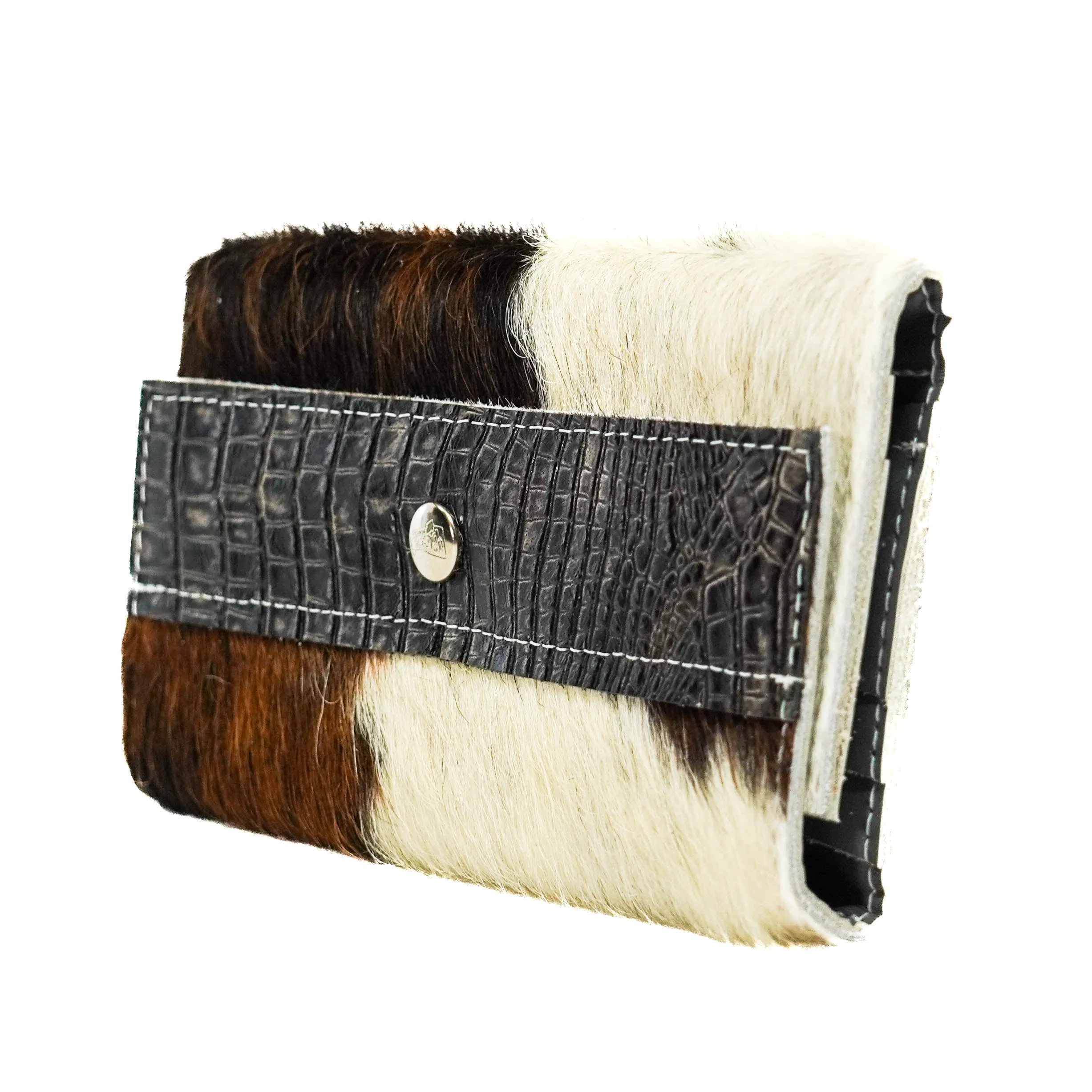 Kacey Wallet - Tricolor w/ Smoke Show Croc