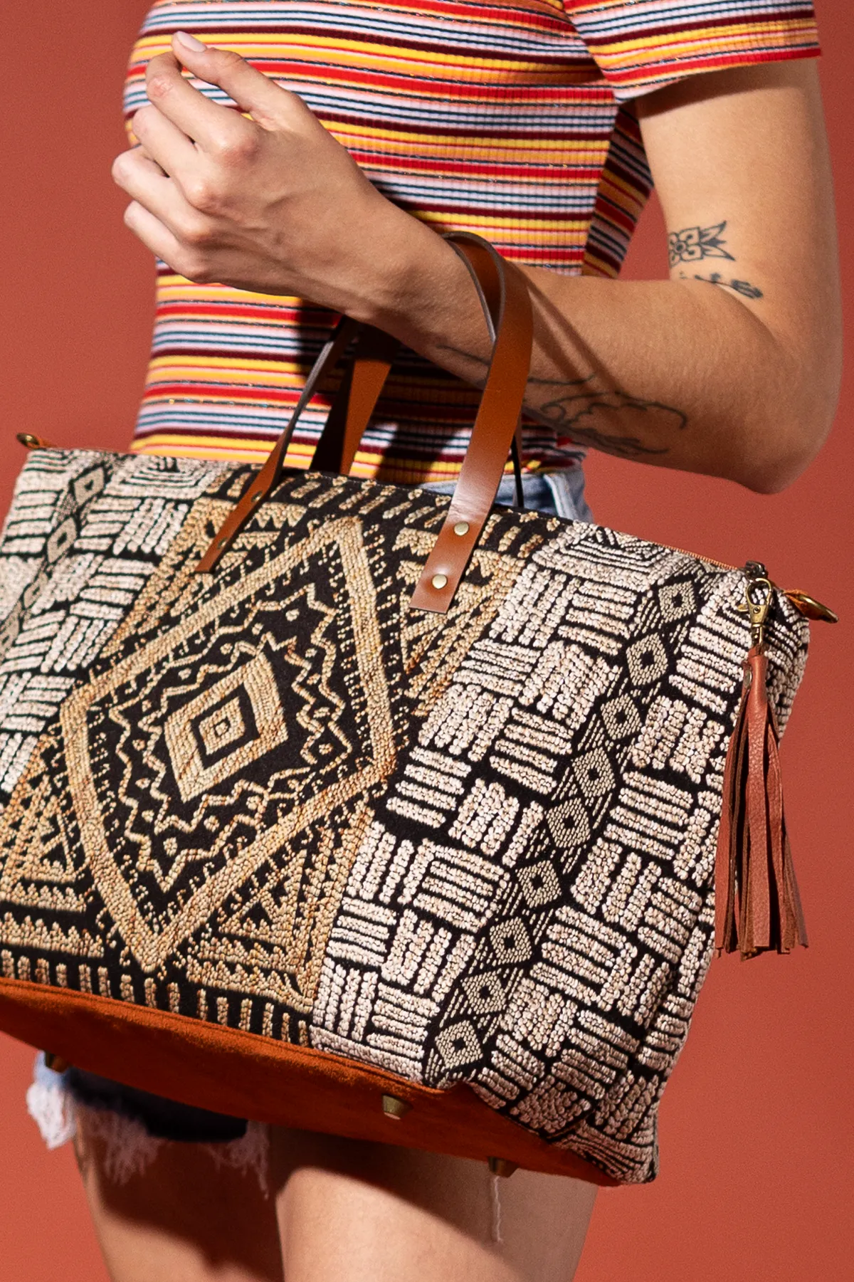 Kahlua Buddy Handcrafted Carryall Tote Bag