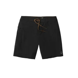 Keyhole Solid Boardshort - Black