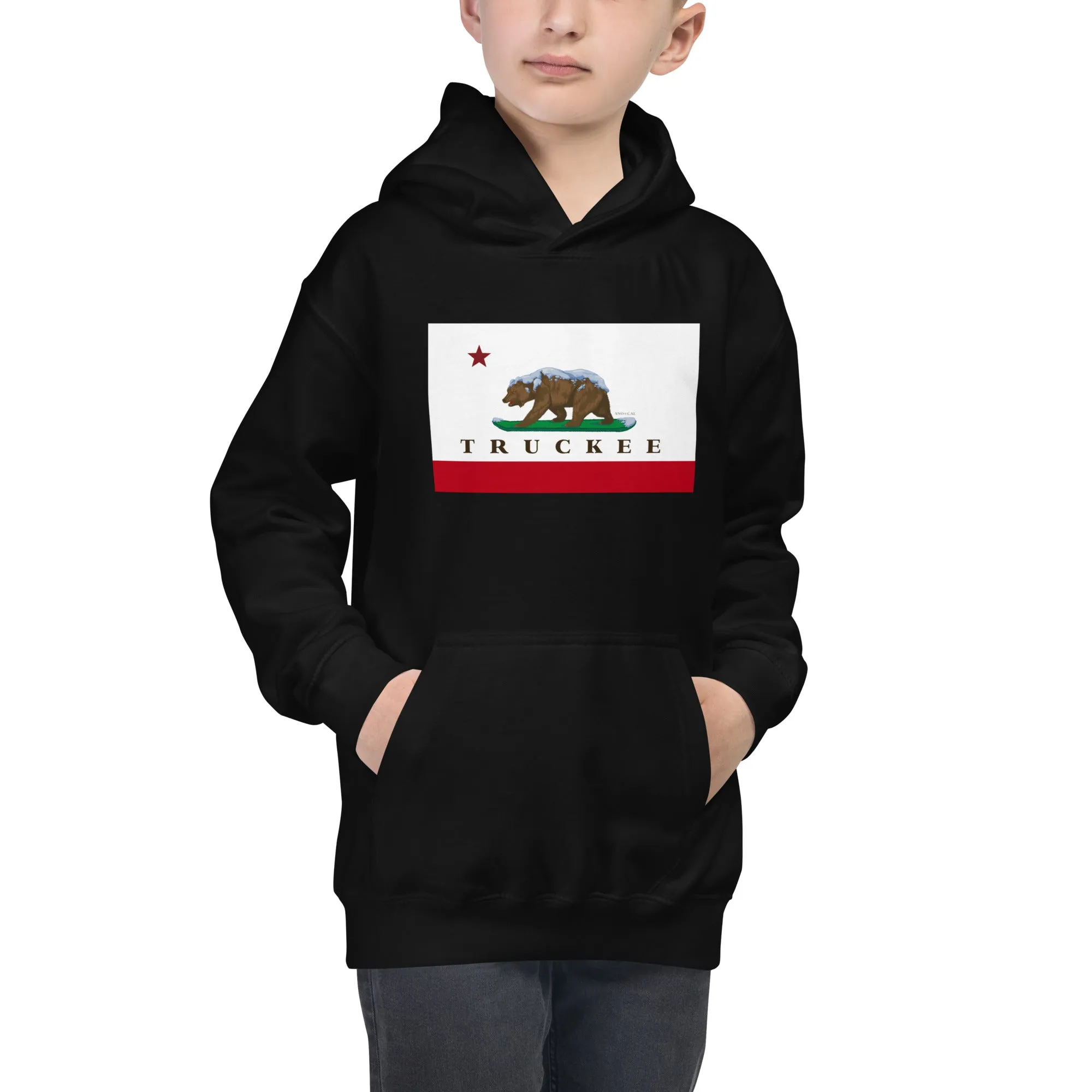 Kids CA Flag Truckee Hoodie